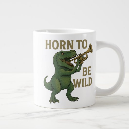 Horn, frei zu sein Jumbo-Tasse (Rechts)