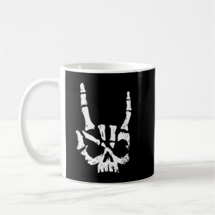 Horn Hand Heavy Metal Hard Rock Music Kaffeetasse