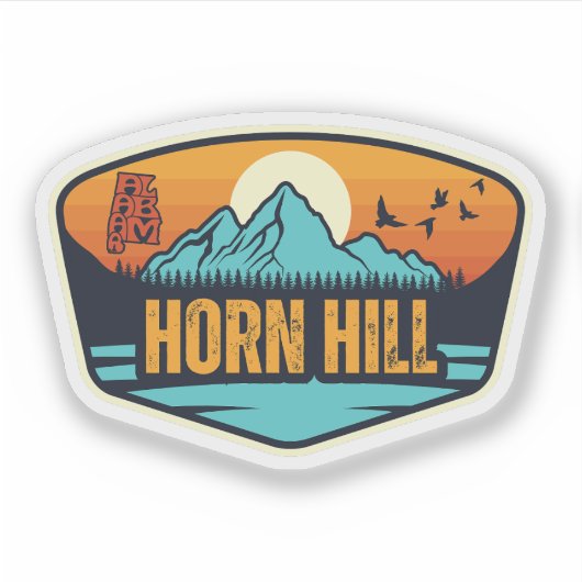 Horn Hill, Alabama Aufkleber (Vorderseite)