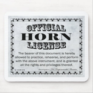 Horn-Lizenz Mousepad