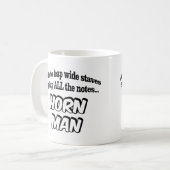 Horn Man - Music Superhero Kaffeetasse (Vorderseite Links)