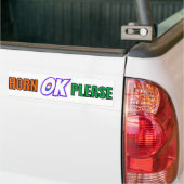 "Horn OK Bitte" Desi Truck Style Autoaufkleber (Auf Lkw)