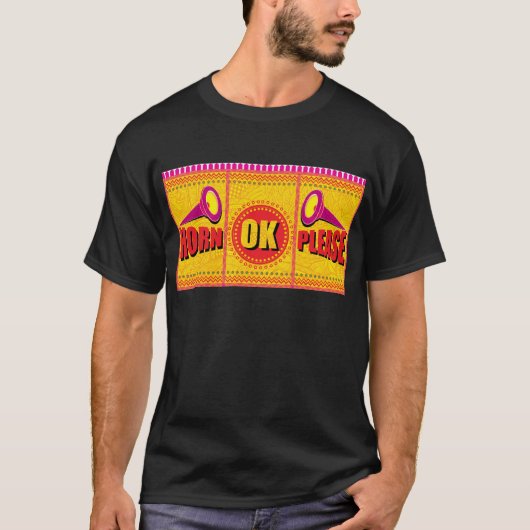 Horn-okay-bitte T-Shirt (Vorderseite)