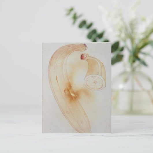 Horn Plantain Postkarte (Stehend Vorderseite)