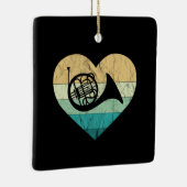 Horn Player Lieben Horn Französisches Horn Keramikornament (Rechts)