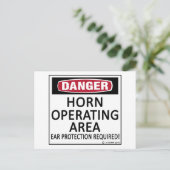 Horn Postkarte (Stehend Vorderseite)