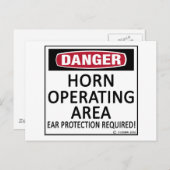 Horn Postkarte (Vorne/Hinten)