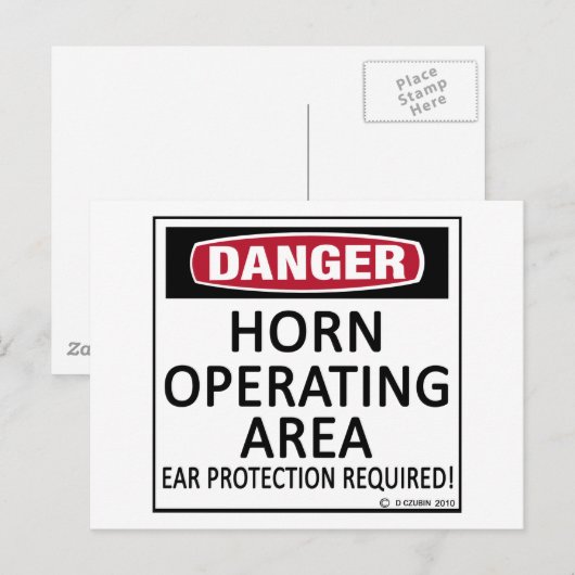 Horn Postkarte (Vorne/Hinten)