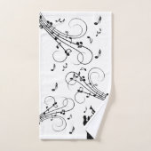 Horn Section Music Design Badhandtuch Set (Handtuch)
