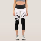 Horn Section Music Design Capri Leggings (Vorderseite)