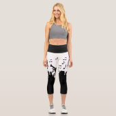 Horn Section Music Design Capri Leggings (Vorderseite)