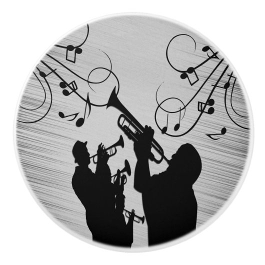 Horn Section Music Design Keramikknauf (Vorderseite)