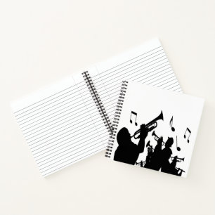 Horn Section Music Design Notizblock