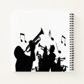 Horn Section Music Design Notizblock (Rückseite)