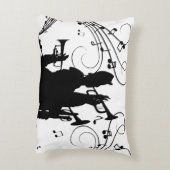 Horn Section Trumpet Jazz Music Dekokissen (Rückseite(Vertikal))