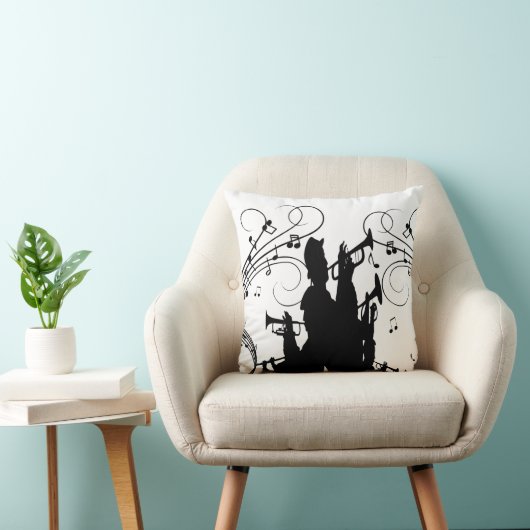 Horn Section Trumpet Jazz Music Kissen (Stuhl )