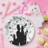 Horn Section Trumpet Jazz Music Pappteller (Party)