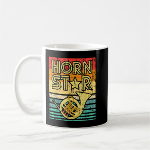 Horn Star - Französischer Horn-Spieler - Französis Kaffeetasse
