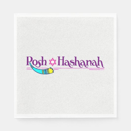 Horn & Star - Serviette (Vorderseite)