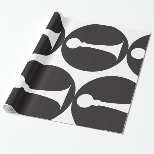 Horn-Symbol Geschenkpapier (Ungerollt)