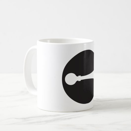 Horn-Symbol Kaffeetasse (Vorderseite Links)