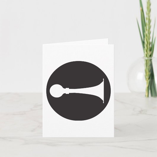 Horn-Symbol Karte