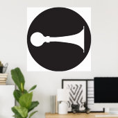 Horn-Symbol Poster (Heimbüro)