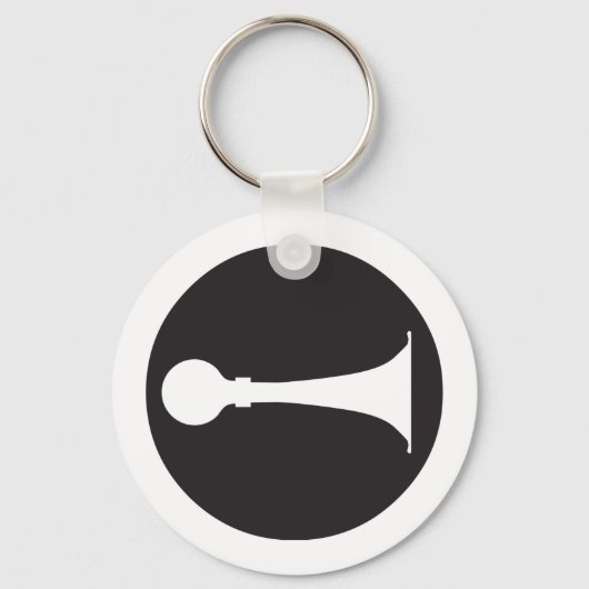 Horn-Symbol Schlüsselanhänger (Vorderseite)