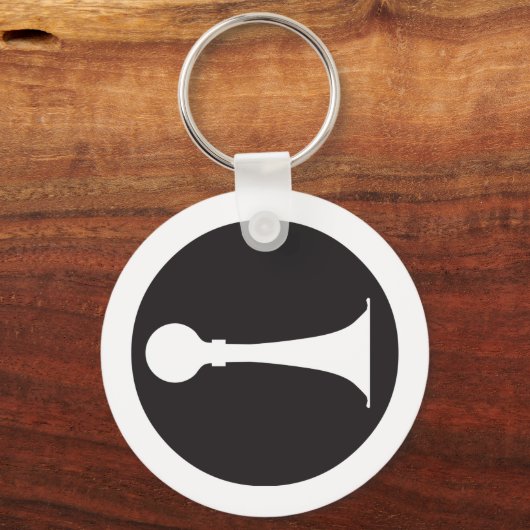 Horn-Symbol Schlüsselanhänger (Vorderseite)