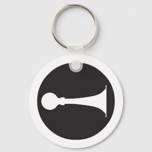Horn-Symbol Schlüsselanhänger (Rückseite)