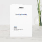 Horn von Blume Rosh Hashanah Karte (Rückseite)