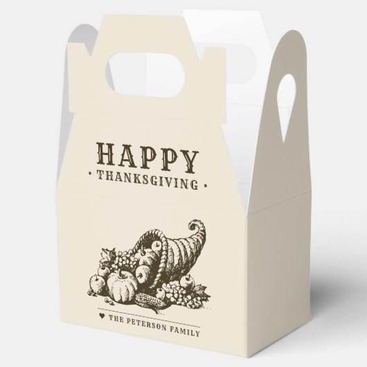 Horn von Plenty | ERNTEDANK Geschenkschachtel (Geöffnet)