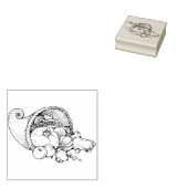 Horn von Plenty Gummistempel (Stempel)