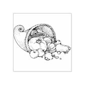 Horn von Plenty Gummistempel (Prägung)