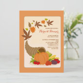 Horn von viel Einladung (Stehend Vorderseite)