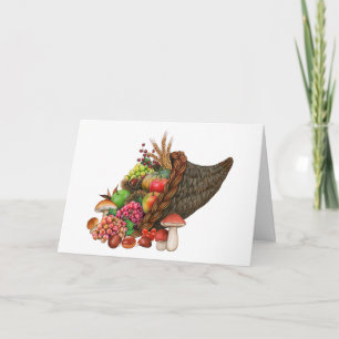 Horn von viel Herbst Ernte - Obst, Gemüse Karte
