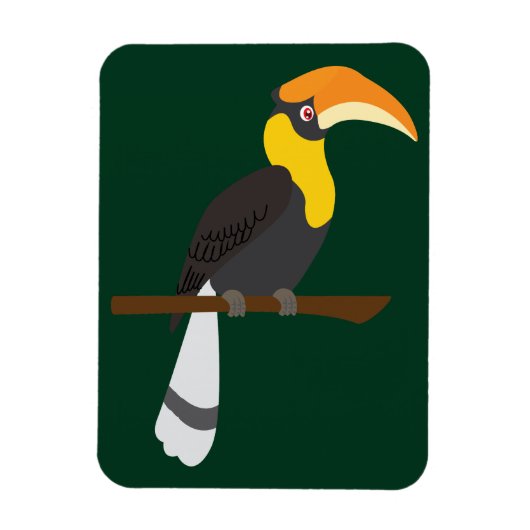 Hornbill Magnet (Vertikal)
