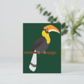 Hornbill Postkarte (Stehend Vorderseite)