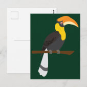 Hornbill Postkarte (Vorne/Hinten)
