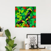 Hornbills - Leinwand Art Printwerbung Poster (Heimbüro)