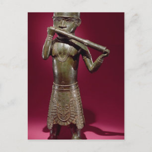 Hornblower aus Benin, Nigeria Postkarte