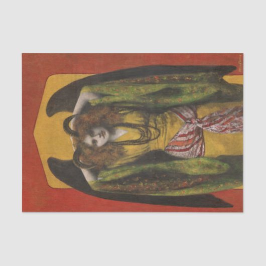 Horned Angel Tissue Paper Seidenpapier (Vorderseite)