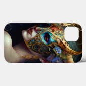 Horned Elf Woman Fantasy Art Case-Mate iPhone Hülle (Rückseite (Horizontal))