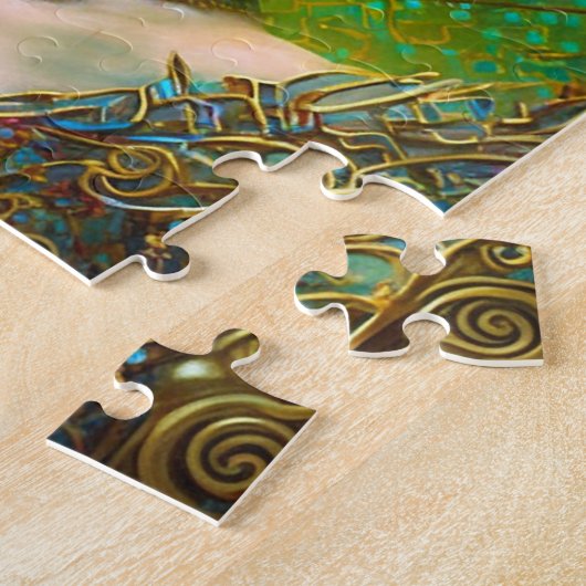 Horned Elf Woman Fantasy Art Jigsaw Puzzle (Seite)