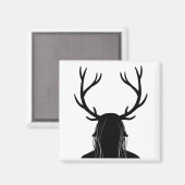 Horned God Magnet (Vorderseite/Rückseite)