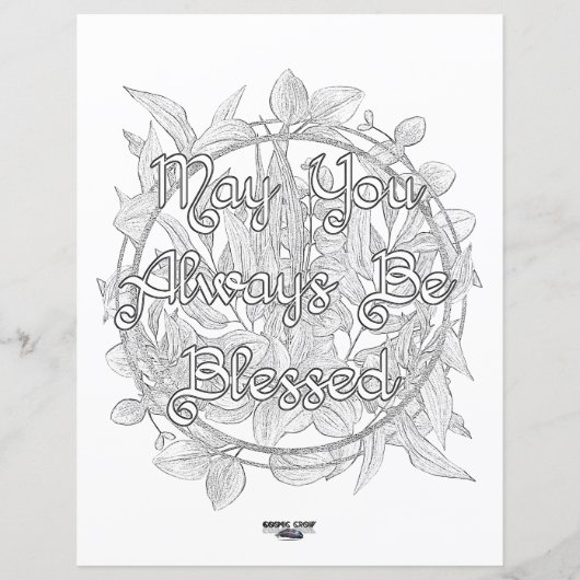 Horned God Pan Wicca Pagan Farbpapier (Rückseite)