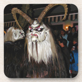 Horned Japanese Devil Mask Getränkeuntersetzer