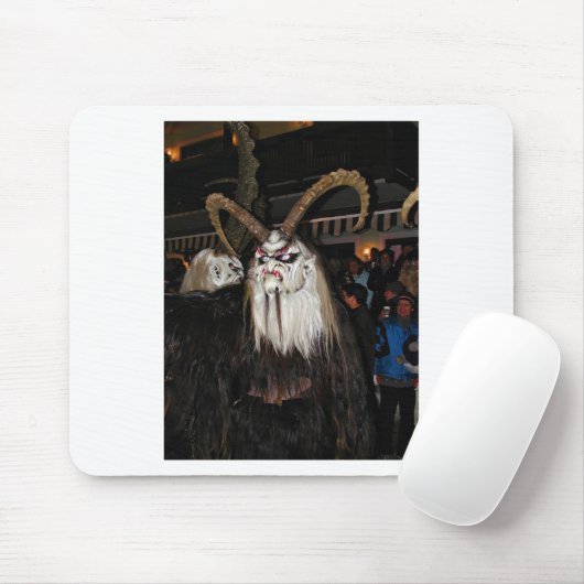 Horned Japanese Devil Mask Mousepad (Mit Mouse)