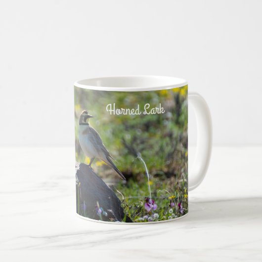 Horned Lark Kaffeetasse (VorderseiteRechts)
