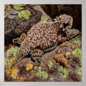 Horned Lizard Print Poster (Vorne)
